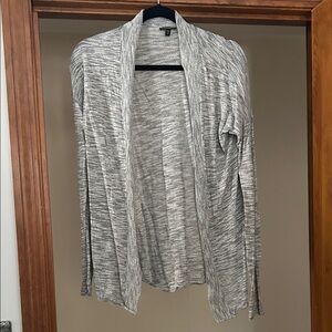 Express Light Grey Open Cardigan, Medium